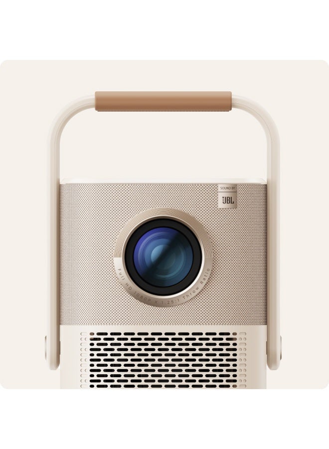 يابير جهاز عرض Yaber T2 Plus خارجي مزود بشبكة WiFi 6 وبلوتوث، جهاز عرض أفلام ذكي محمول بدقة 1080 بكسل للاستخدام الداخلي والخارجي، متوافق مع دونجل التلفزيون - Image 2