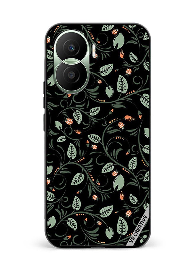 VR CREATIVE Protective Case Cover For Honor Play7T Pro Flower Design Multicolour - Image 1