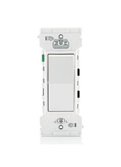 Leviton Leviton E5601-MW Decora Edge 15 Amp Single Pole Rocker Switch, 10-Pack, White  - Image 4