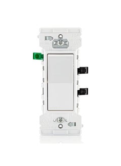 Leviton Leviton E5601-MW Decora Edge 15 Amp Single Pole Rocker Switch, 10-Pack, White  - Image 5