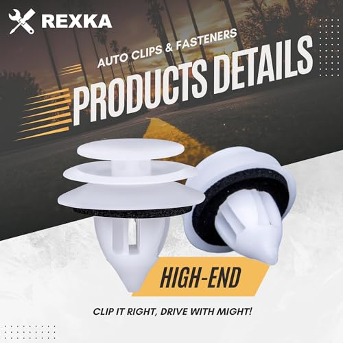 Rexka 30pcs Door Trim Panel Clips Fastener Rivet GJ6R-68-ABX for Mazda Miata, RX-8,CX-9, Mazda 3, Mazda 5, Mazda 6, MazdaSpeed6 - Image 3