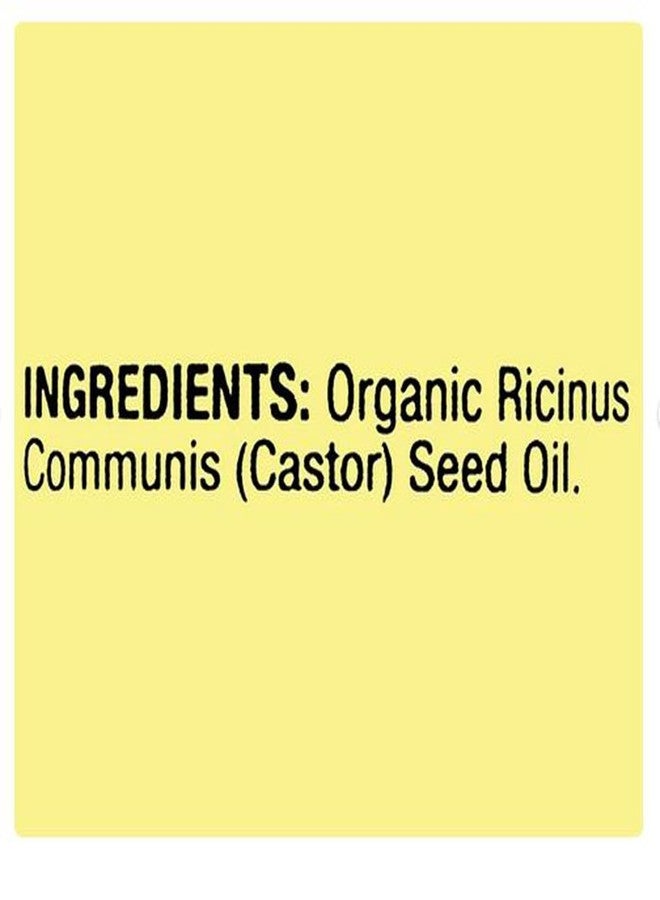 4 TOP CARE Cold-Pressed Castor Oil - Unrefined & Hexane-Free, Organic - For Hair and Skin - 8 fl oz - Image 5