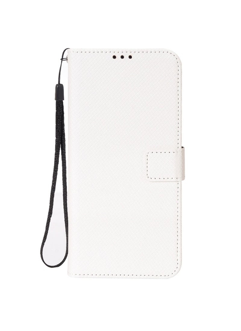 Generic Xiaomi Poco X5 Pro/ Redmi Note 12 Pro 5G Phone Case Cover 6.67" Screen Premium PU Leather Back Cover Business Design Full Protecor Accseeories for Xiaomi Poco X5 Pro 5G (white)  - Image 1