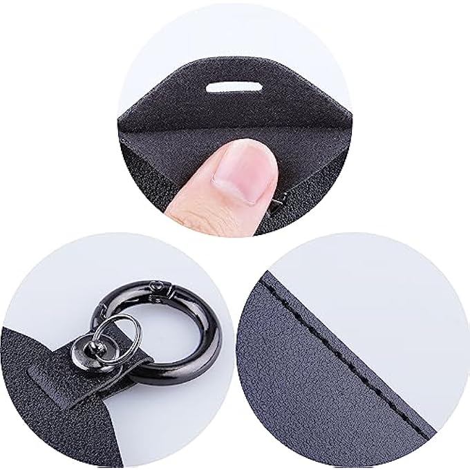 TESLA CARD CASE KEY HOLDER KEY PROTECTIVE CARD WITH KEY CHAIN FOR MODEL Y/3/S ACCESSORIES (BLACK) - Image 4