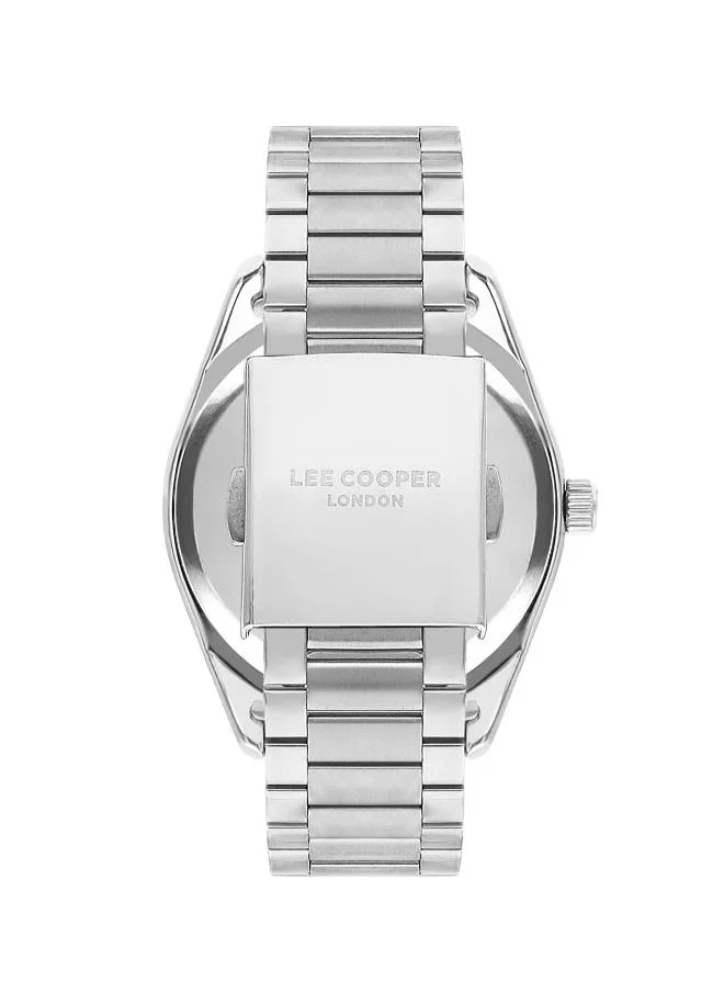 لي كوبر Lee Cooper LC07950.260 Men Analog Display Watch & Metal Strap Silver