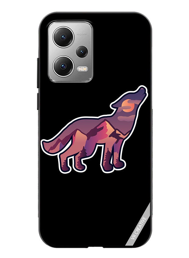 VR CREATIVE Protective Case Cover For Xiaomi Redmi Note 12 Wild Wolf Design Multicolour - Image 1