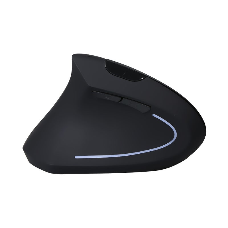 2.4G لاسلكي عمودي لليد اليسرى USB Ergonomic بصري لليد اليسرى عالي الدقة قابل للتعديل 800/1200/1600 DPI 5 أزرار بديل لجهاز Mac لابتوب كمبيوتر شخصي - Image 4
