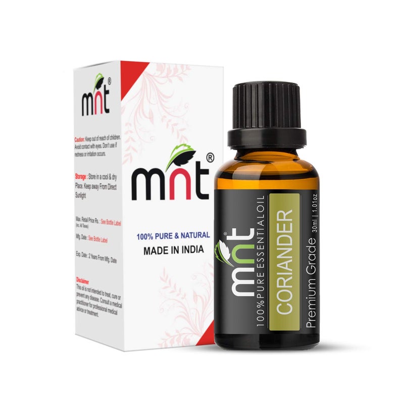 MNT Coriander Essential Oil 100% Pure Natural & Undiluted Therapeutic Grade & Aromatherapy for Hair Care and Skin Care (30ML) - Image 5