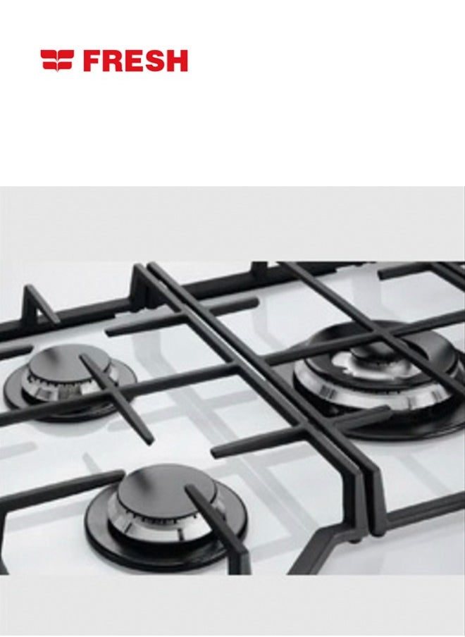 فريش فرن غاز  - 5 شعلات - 90*60 سم - أمان كامل - استانلس ستيل مطفي - FSC9060  - Image 2