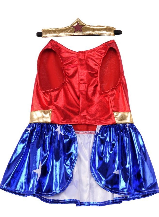 RUBIE'S Costume DC Heroes and Villains Collection Pet Costume, Large, Wonder Woman - Image 4