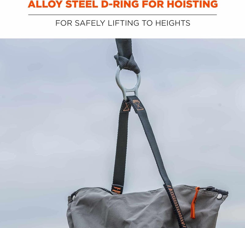 Ergodyne Ergodyne Arsenal 5973 Large Nylon Hoist Bucket Tool Bag  DRings Zipper Top Gray  - Image 5