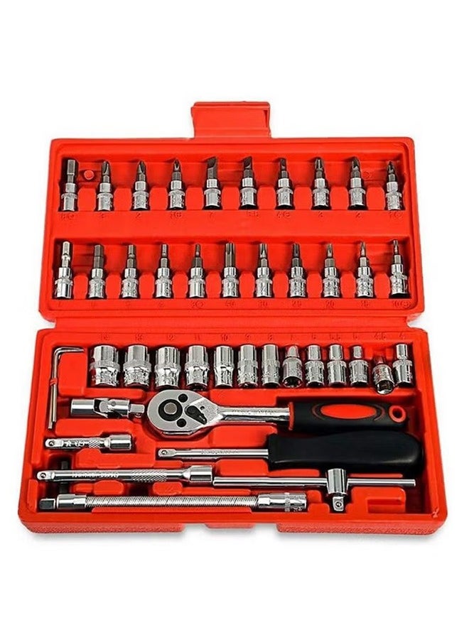 OUTAD 46-Piece Auto Repair Tool Set  - Image 1