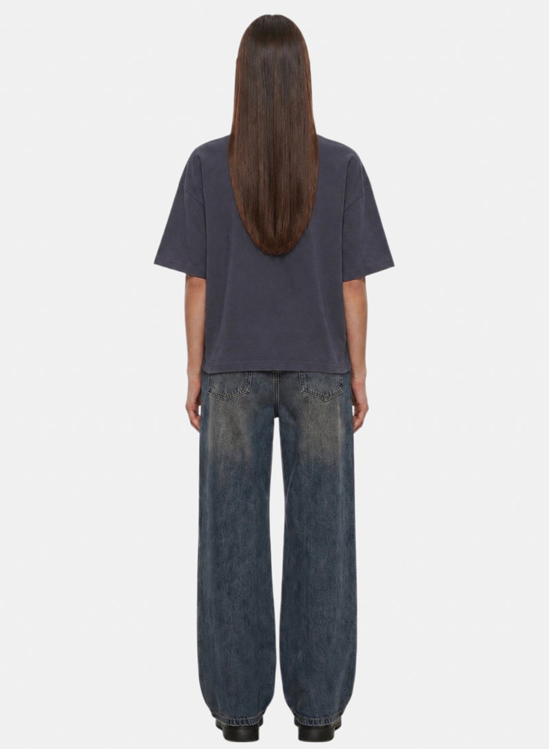CTRL Initials Boxy Fit T-shirt - Women - Image 2