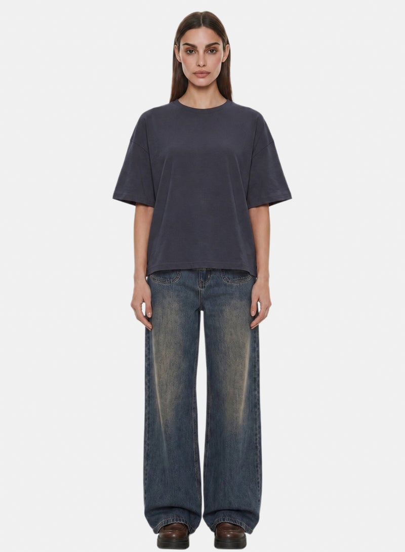 CTRL Initials Boxy Fit T-shirt - Women - Image 1
