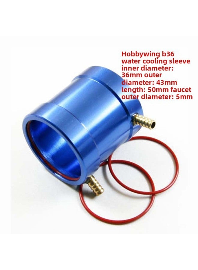 Haoying Hobbywing Neptunus Marine Water Cooling Jacket Brushless Motor Water Cooling Jacket Motor Water Cooling-Color:Hobbywing-b36 Water Cooling Jacket - Image 1