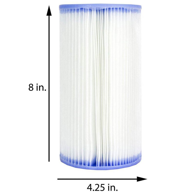 Intex 29000E 8" x 4.25" Type A Easy Set Above Ground Pool Replacement Filter Cartridge or Similar Brand Pool Pumps, (4 Pack) - Image 5