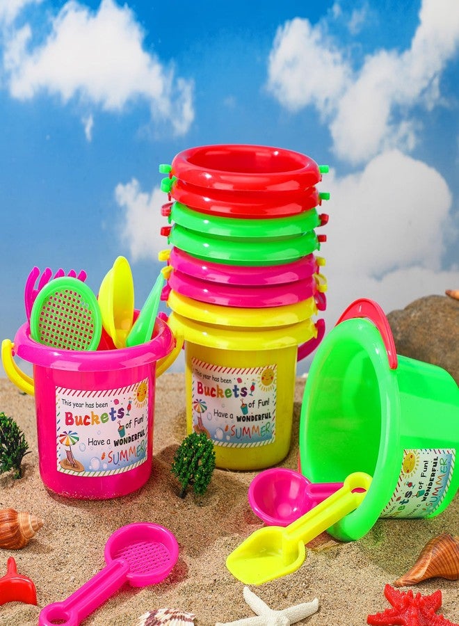 RattanView 36 Set End of Year Present Summer Present Graduation Gift Sand Bucket Shovel Mini Sand Molds Beach Set Party Favor - Image 3