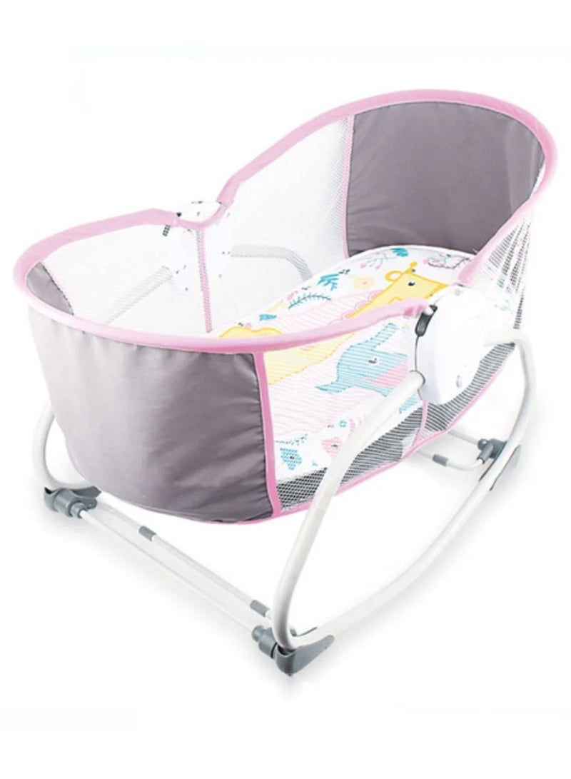 DubaiGallery Baby Swing Rocker Cradle – Soft Cushion Mattress, Foldable Travel Crib, Ventilated Mesh Protection for Infants - Image 2