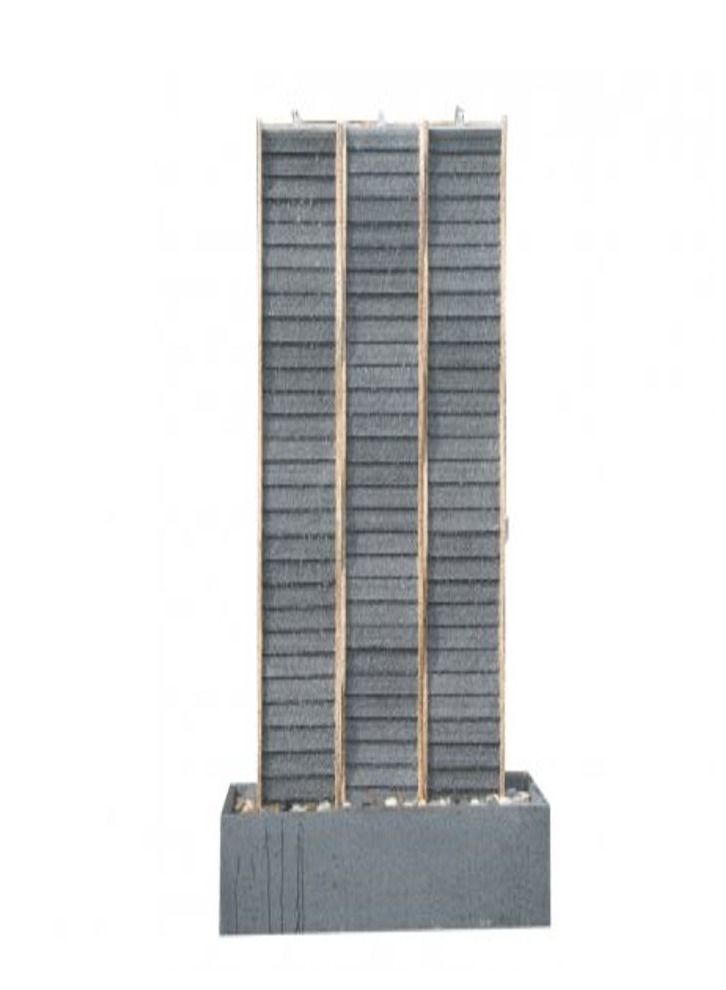 Generic HS Fountain Granite Grey-Beige 3 Panels FT407 