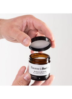ZilberHaar ZilberHaar - Beard Care Kit for Men - 1 Regular Beard Brush + 1 Beard Balm + 1 Moisturizing Cream + 1 Beard Bib - Stiff Boar Bristles and Beech Wood - Supplied in a Velvet Bag  - Image 5