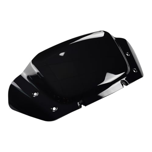 WYNMOTO Black 10" Wave Windshield Windscreen Wind Splitter Fit for Harley Davidson CVO Street Glide FLHXSE 2023 2024, Street Glide FLHX 2024-up (Black) - Image 4