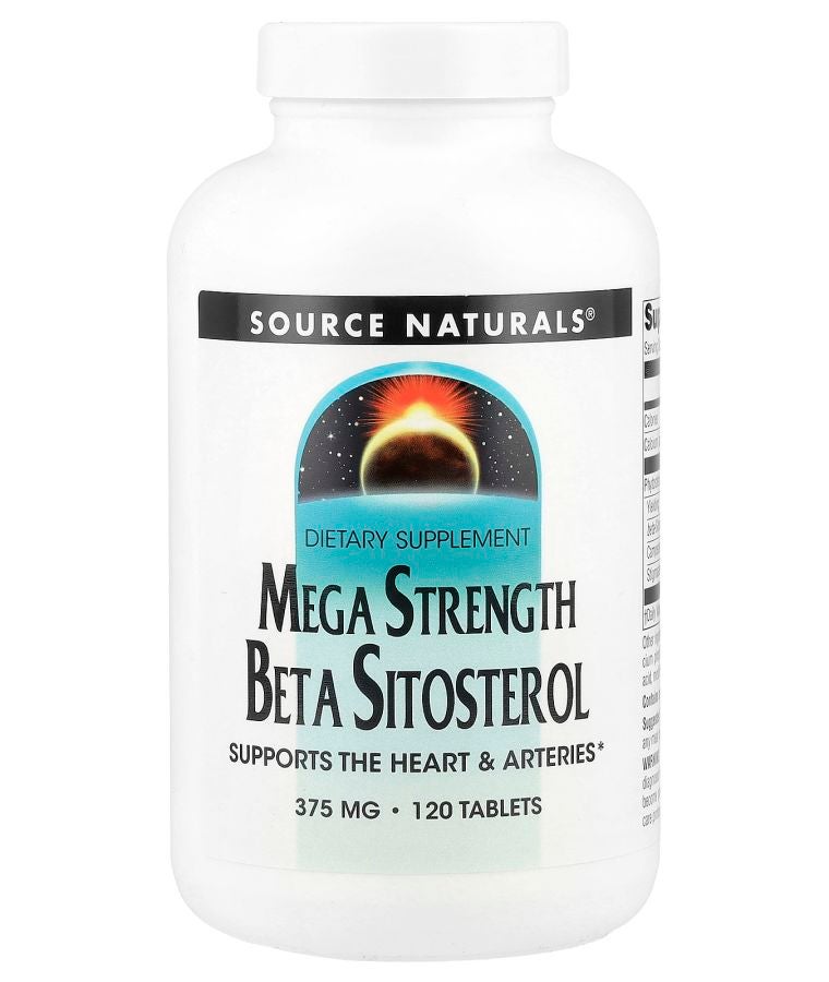 Mega Strength Beta Sitosterol 375 mg 120 Tablets