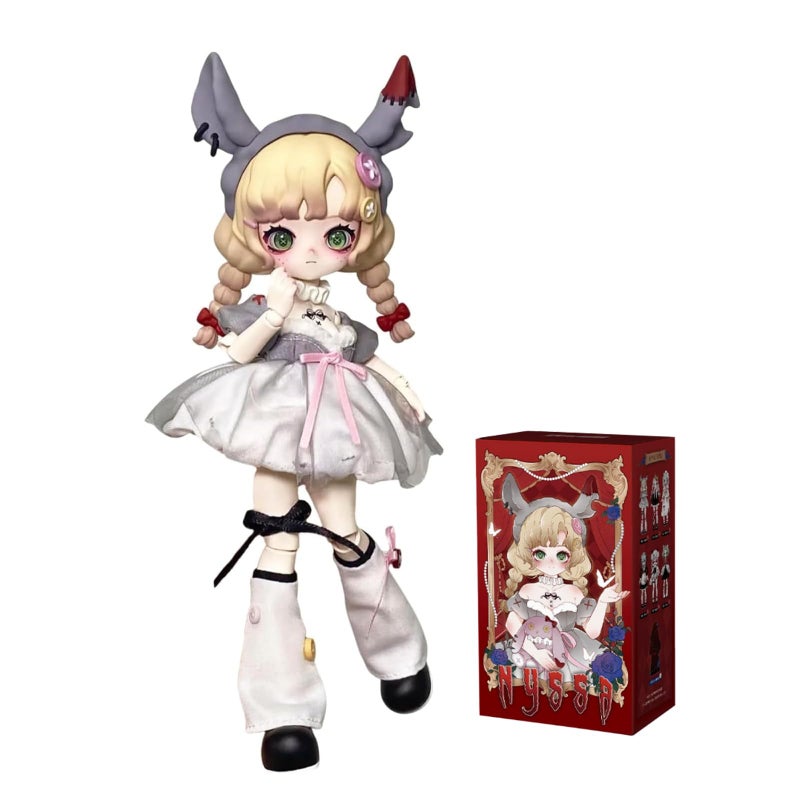 CALEMBOU BJD Blind Box, 1/12 Cute Nyssa Strange Nightmare Series BJD Doll, 5.5 Inches Collectable Action Figure for Birthday Gifts (Nyssa Strange Nightmare 1pc) - Image 1