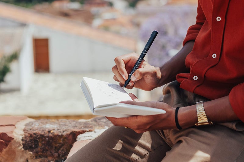 ETCHR مجموعة أقلام جرافيك سوداء ETCHR من 16 قلم - مقاومة للماء ومقاومة للتلاشي - مجموعة أقلام جرافيك سوداء - Image 5