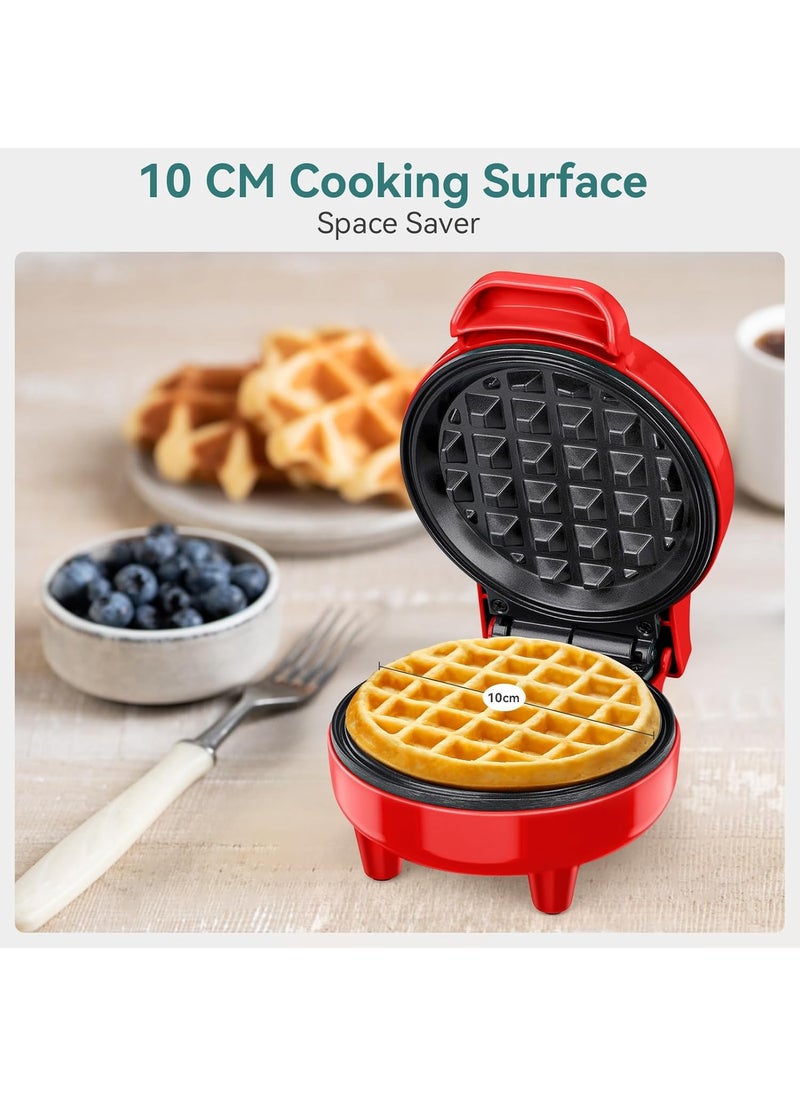 SHREE SAIRAM ENTERPRISE Mini Belgian Waffle Maker 550 Watts Red Compact Design for Childrens Birthdays Family Parties  - Image 3