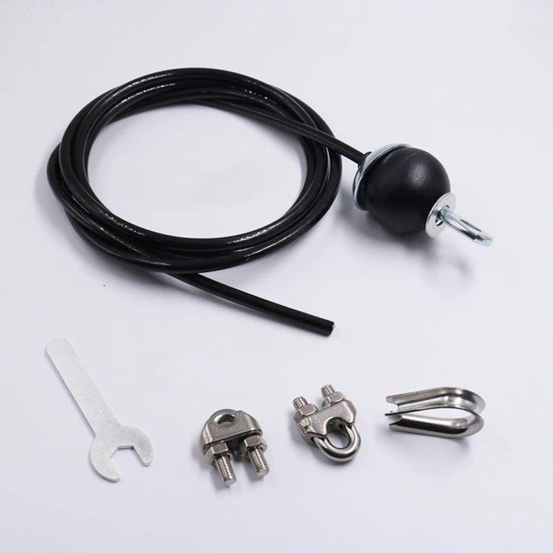 klarako DIY Pulley Cable Home Gym Fitness Pulldown Cable Replacement, for Pulley System Cable Machine Workout Equipment, Steel Wire Rope - Image 5