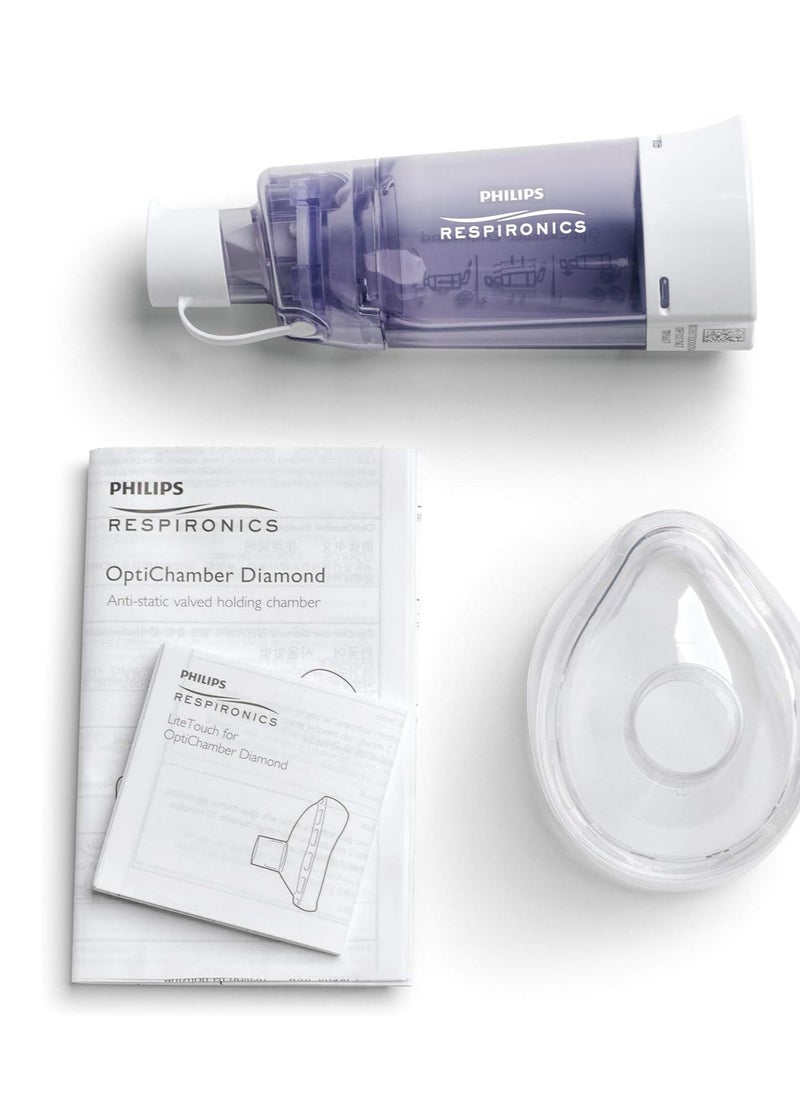 Philips - PHILIPS Child's Opti-chamber Inhaler Spacer with Mask M - Image 1
