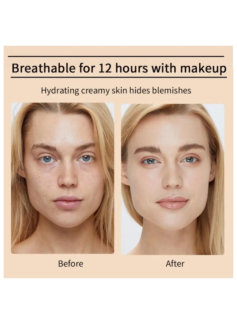 إيماجيك كريم أساس سائل خالٍ من الزيوت من IMAGIC | تغطية كاملة، لمسة نهائية غير لامعة | تركيبة خفيفة الوزن تدوم طويلاً لجميع أنواع البشرة (1354) - Image 4