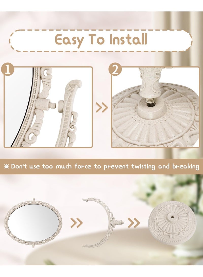 XPXKJ Dressing Tabletop Vanity Makeup Mirror - Image 2