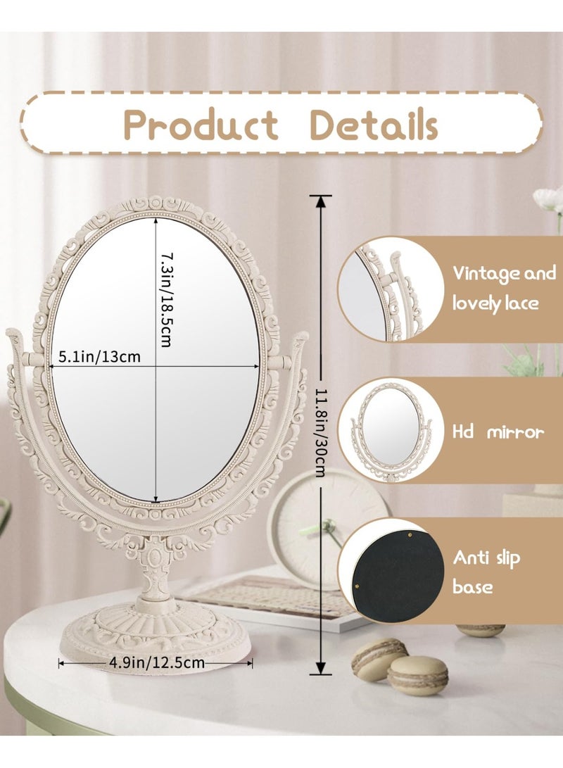 XPXKJ Dressing Tabletop Vanity Makeup Mirror - Image 4
