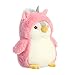 Aurora Playful Pompom Penguin Unicorn Stuffed Animal Vibrant Companions for Warm Cuddles Perfect for Adults Kids and Birthdays Pink 7 Inches - Image 4