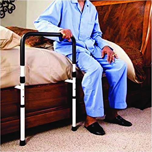 KosmoCare Adjustable Bed Assist Rail Handle and Hand Guard Grab Bar, Bedside Safety and Stability - Image 3