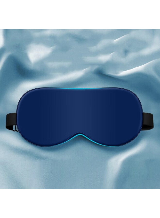 ETRAVEL Etravel Sleep Mask, 3d Light-blocking Adjustable Student Nap Breathable Lightweight Comfortable Travel Eye Mask, Navy Blue  - Image 3
