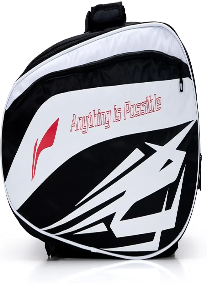 لي-نينج Blaze Triple Zipper Polyester Badminton Kit Bag (Black)