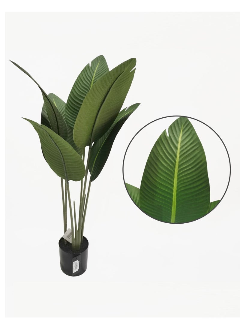 Generic 90cm tall artificial banana tree - wide leaves that mimic real trees  - Image 2