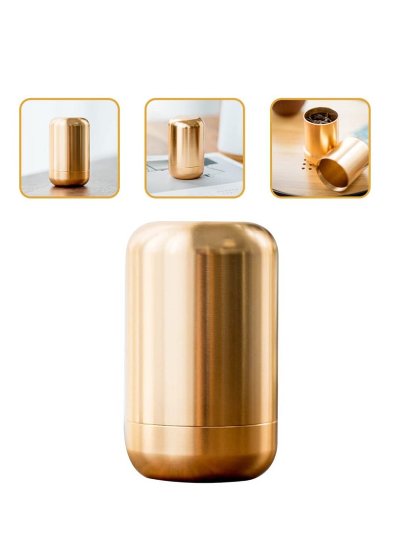 KASTWAVE 2 pcs Tea Canister, Travel Portable Sugar Tea Storage Jar,  Food Storage Container, Airtight Empty Tins Kitchen Condiment Container,for Kitchen Sugar Coffee - Image 3