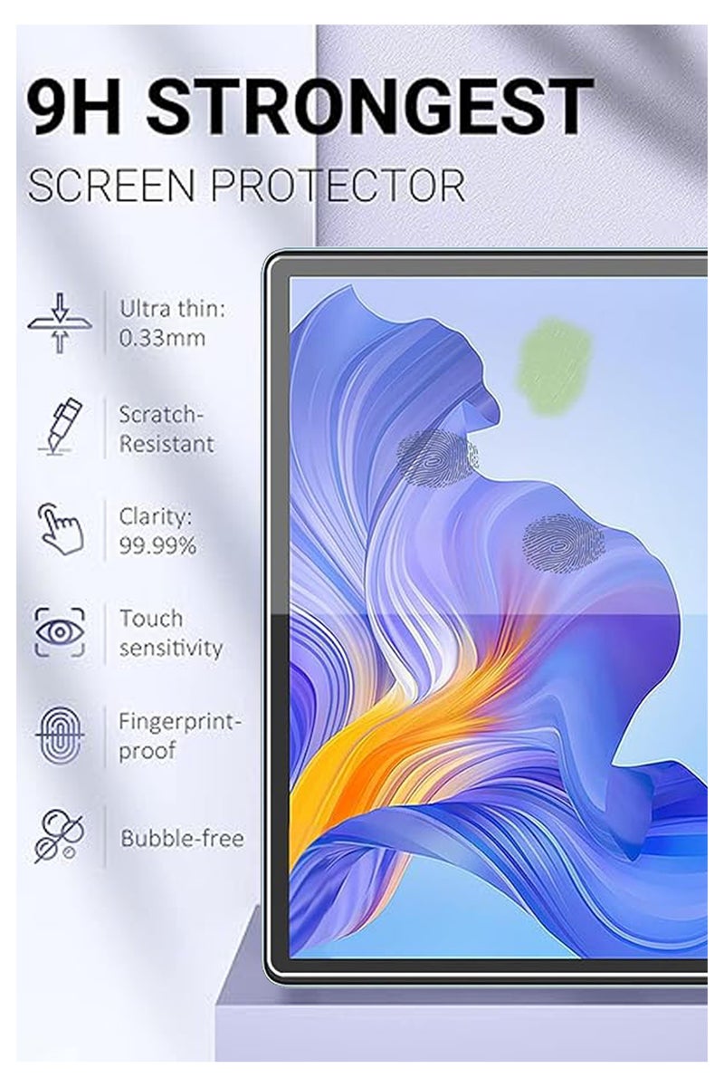 [2 Pcs] For Honor Pad X8 10.1 inch - Premium Tempered Glass Anti-Scratch, Smudge Proof Easy Installation Screen Protector Guard  - Image 2