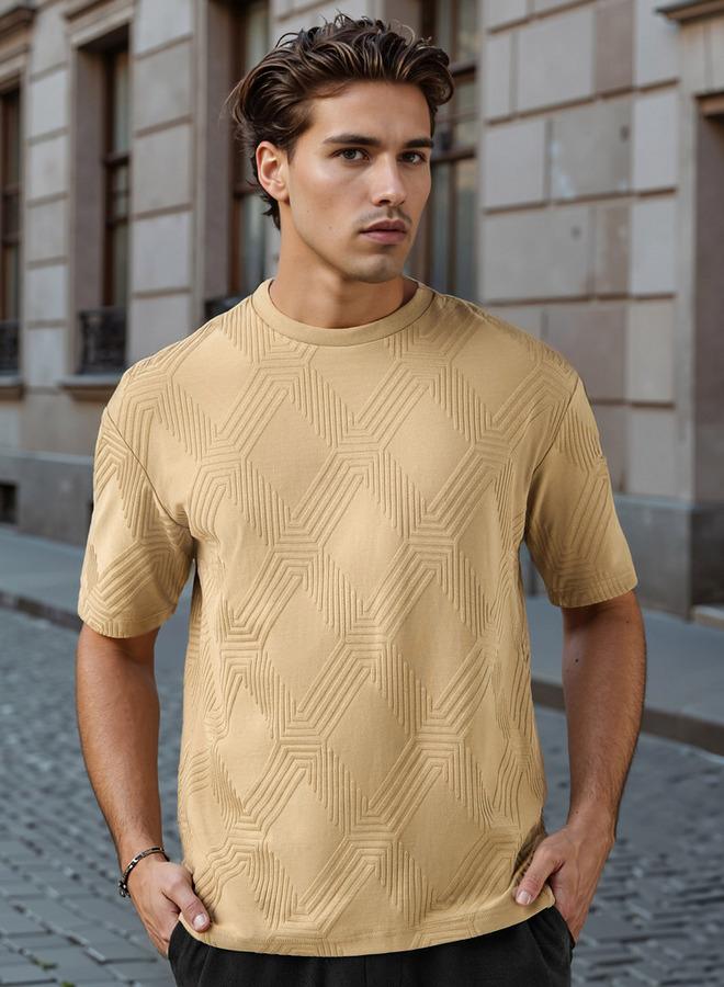 ايكونيك تي شيرت بنقشة رجالي - Image 2