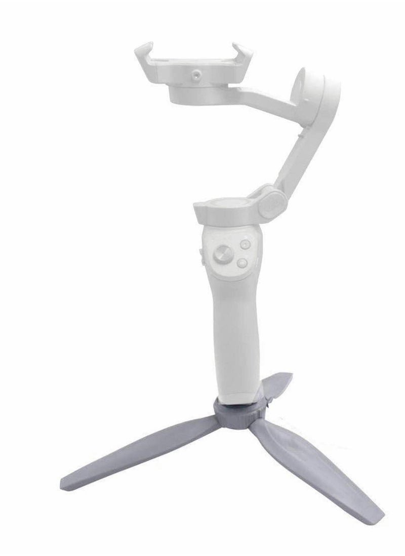 Y&D - Adjustable Leg Angles Tripod Stand Compatible for OSMO Pocket Mobile 3 2 Gimbal Selfie Stick Monopod Osmo Handle Grip Stabilizer(Grey) Grey - Image 1