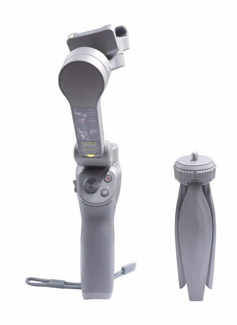 Y&D - Adjustable Leg Angles Tripod Stand Compatible for OSMO Pocket Mobile 3 2 Gimbal Selfie Stick Monopod Osmo Handle Grip Stabilizer(Grey) Grey - Image 1