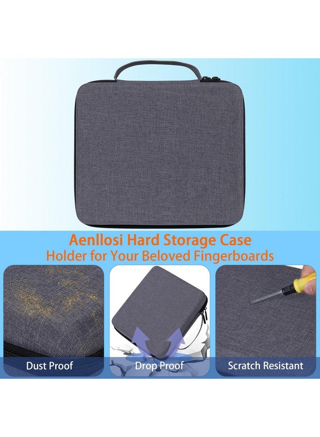 Aenllosi Aenllosi Hard Case for 36PCS Fingerboards,Large Capacity Holder for Mini Finger Skateboards Toy,Compatible with Grip Tapes,Bearing Wheels,Trucks & Decks(Black,Case Only) - Image 3