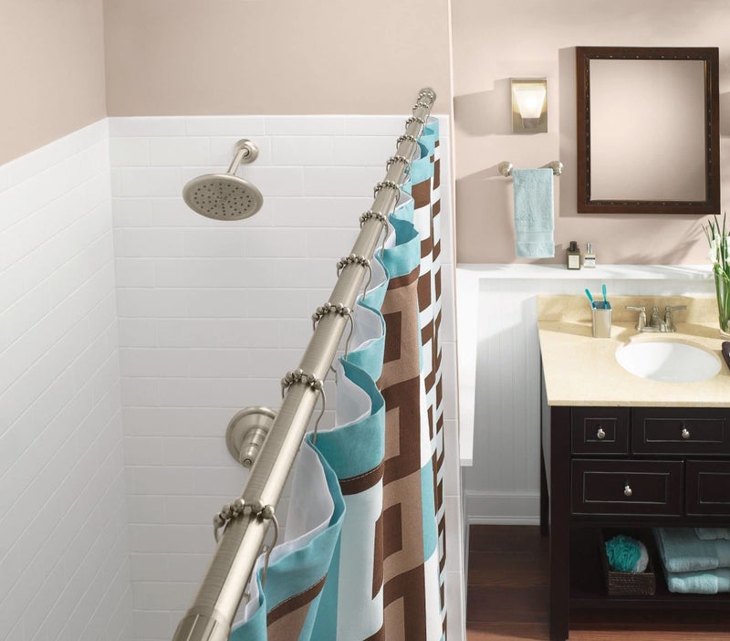 Moen SR2100BN Shower Curtain Rolling Rings, Pack of 12, Brushed Nickel - Image 4