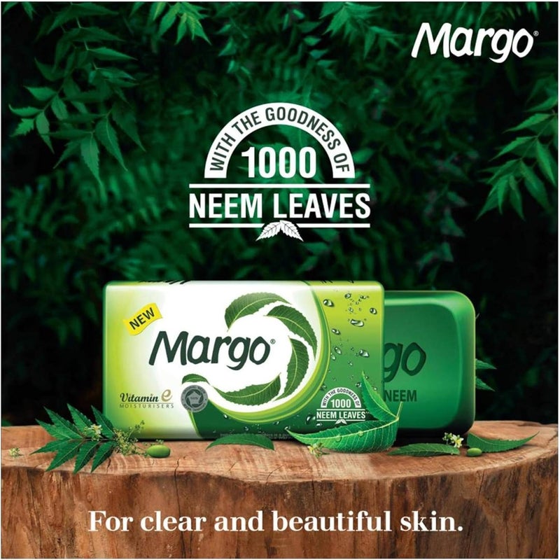 Margo Neem Soap 75g - Pack of 3 with Vitamin E Moisturizers - Image 3