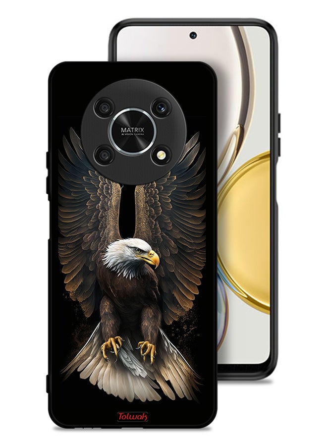 Tolwak Honor X9 5G Protective Case Cover Eagle Spread Wings - Image 1