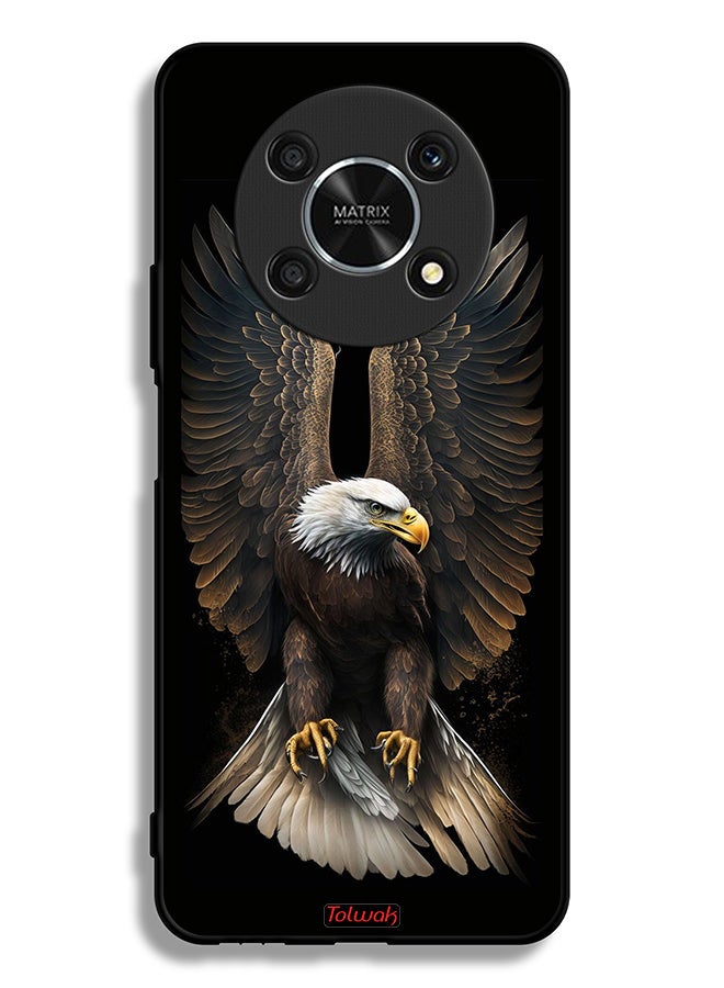 Tolwak Honor X9 5G Protective Case Cover Eagle Spread Wings - Image 2