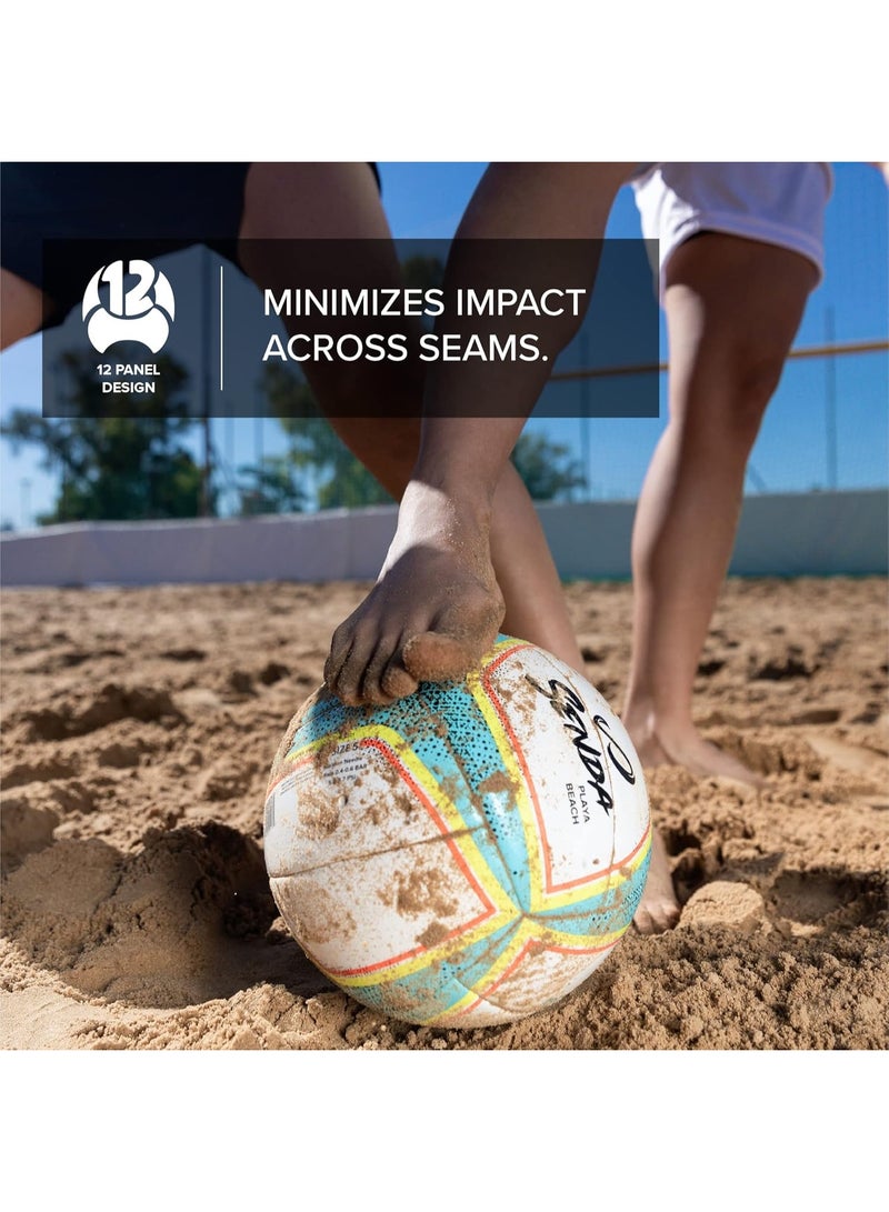 Senda Athletics Playa Beach Soccer Ball, Fair Trade Certified, Size 5, Orange/Yellow - Image 5